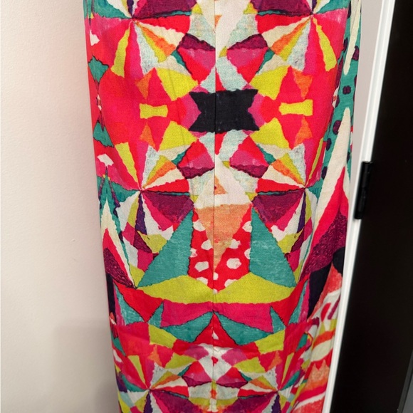 Boston Proper Multicolor Halter Maxi Dress Beach, summer, vacation, resort - Picture 6 of 16